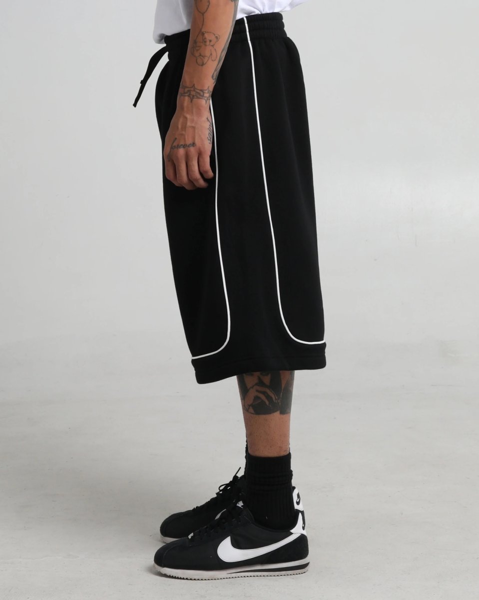 画像8: Shaka Wear Baggy Fleece Basketball Shorts - Black / シャカウェア バギーフリース バスケットボール ショーツ (8)