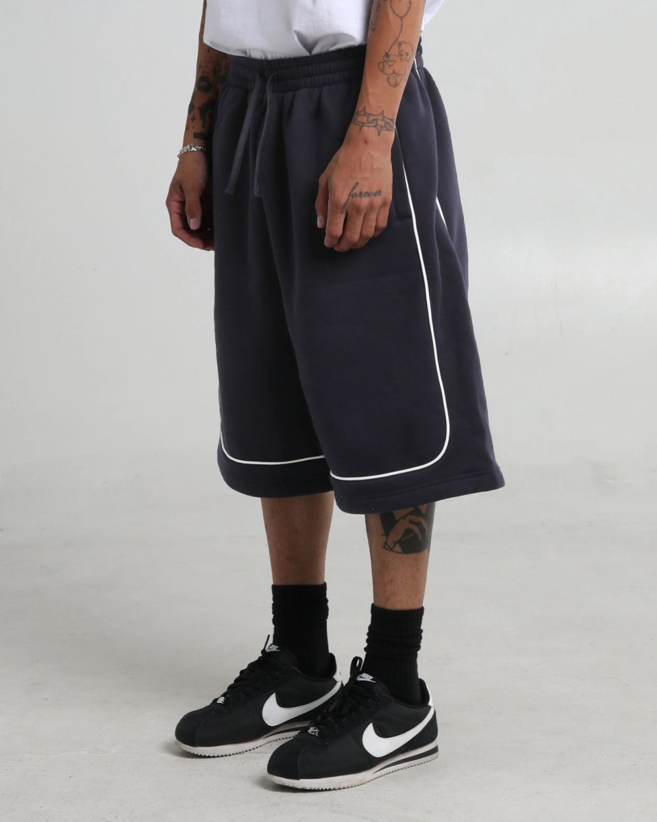 画像7: Shaka Wear Baggy Fleece Basketball Shorts - Navy / シャカウェア バギーフリース バスケットボール ショーツ (7)