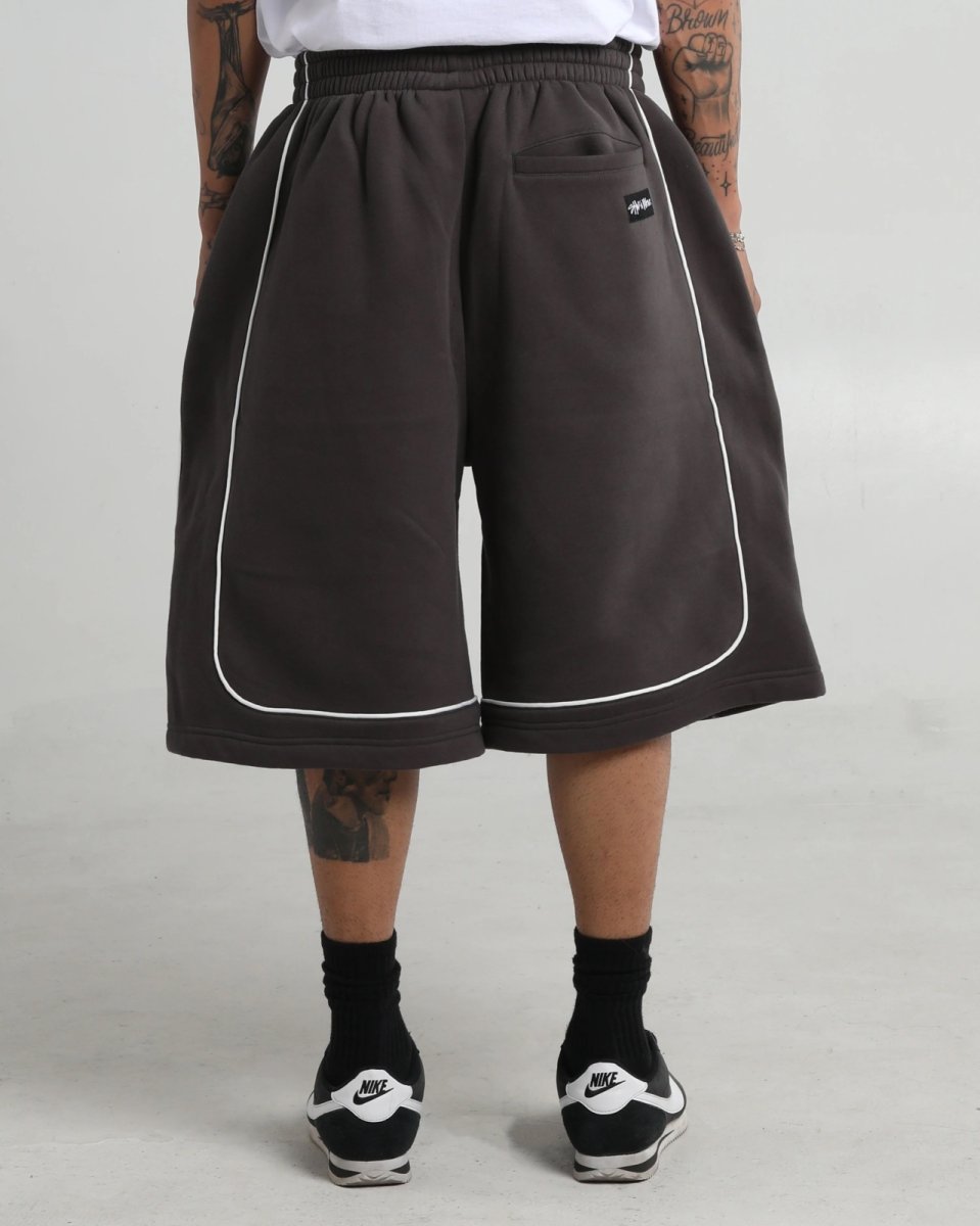 画像9: Shaka Wear Baggy Fleece Basketball Shorts - Grey / シャカウェア バギーフリース バスケットボール ショーツ (9)