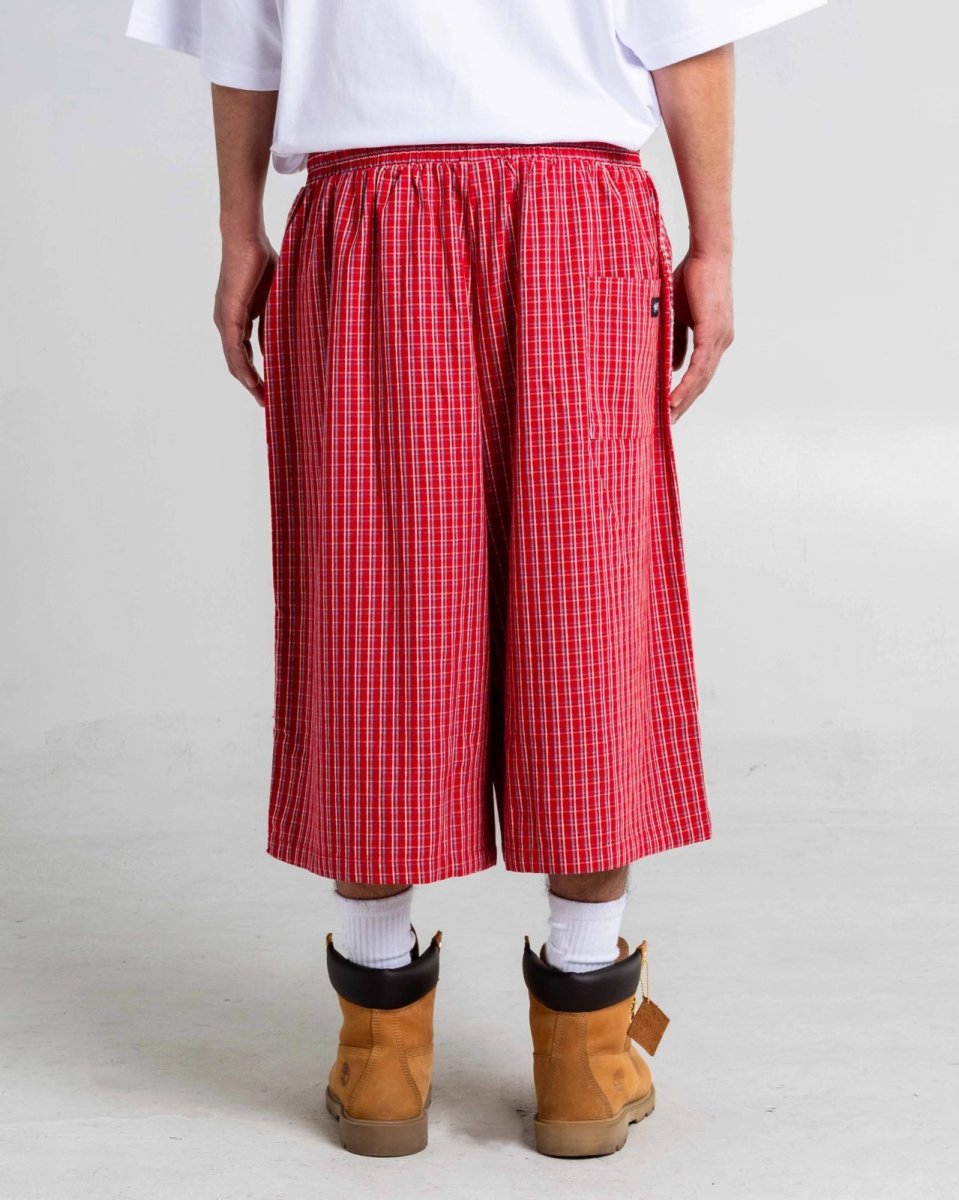 画像9: Shaka Wear Baggy Plaid Shorts - Red / シャカウェア バギープレイドショーツ (9)
