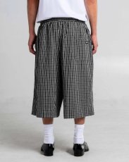 画像9: Shaka Wear Baggy Plaid Shorts - Black / シャカウェア バギープレイドショーツ (9)
