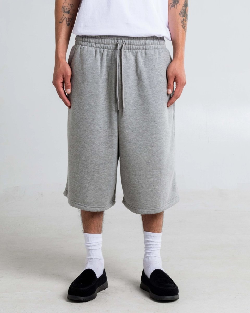 画像7: Shaka Wear Baggy Fleece Shorts - Heather Grey / シャカウェア バギー フリースショーツ (7)
