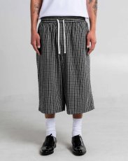 画像6: Shaka Wear Baggy Plaid Shorts - Black / シャカウェア バギープレイドショーツ (6)