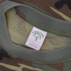 画像3: Cotton Collective 7.0oz Waffle L/S Tee - Vintage Camo / コットンコレクティブ ワッフル サーマル (3)