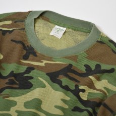 画像2: Cotton Collective 7.0oz Waffle L/S Tee - Vintage Camo / コットンコレクティブ ワッフル サーマル (2)