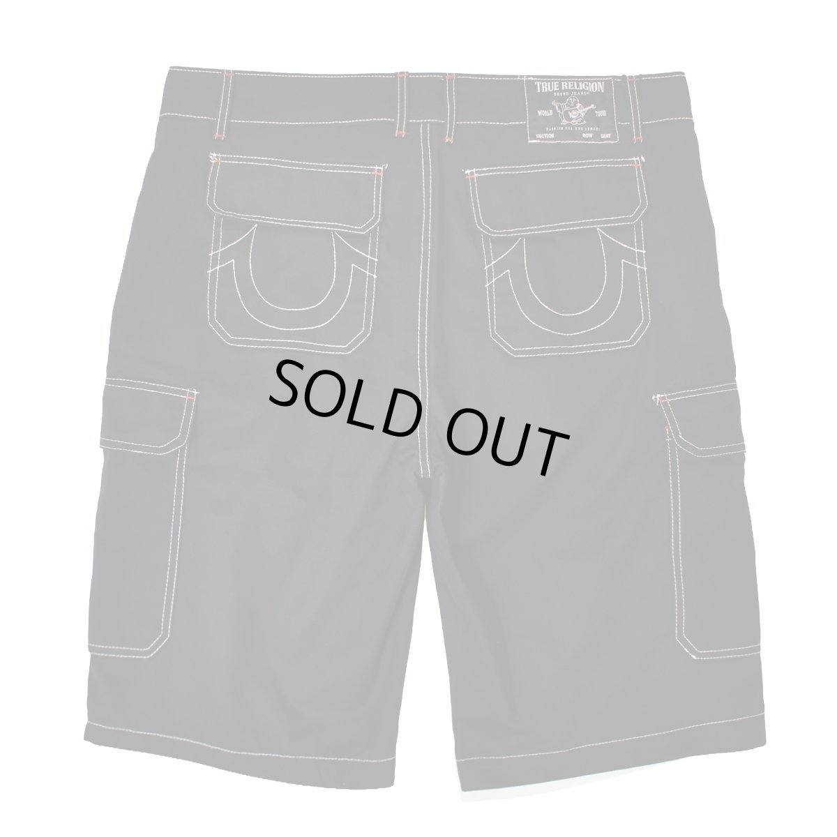 画像2: True Religion Cargo Shorts - BlackｘWhite (2)