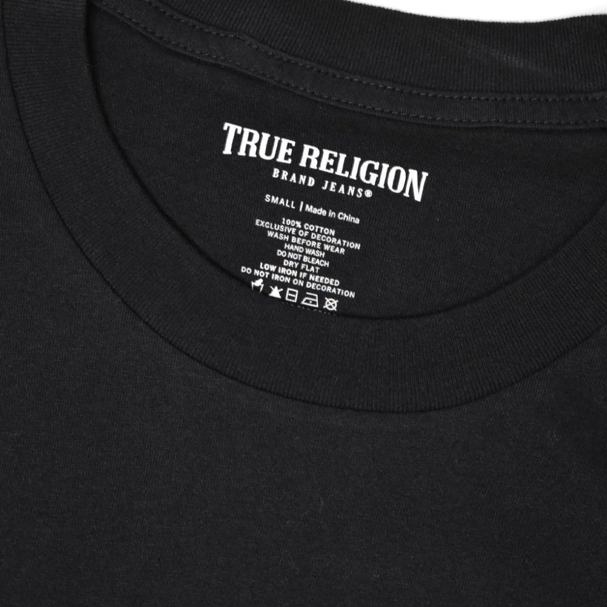 画像7: True Religion Crystal Buddha Face Tee - Jet Black (7)