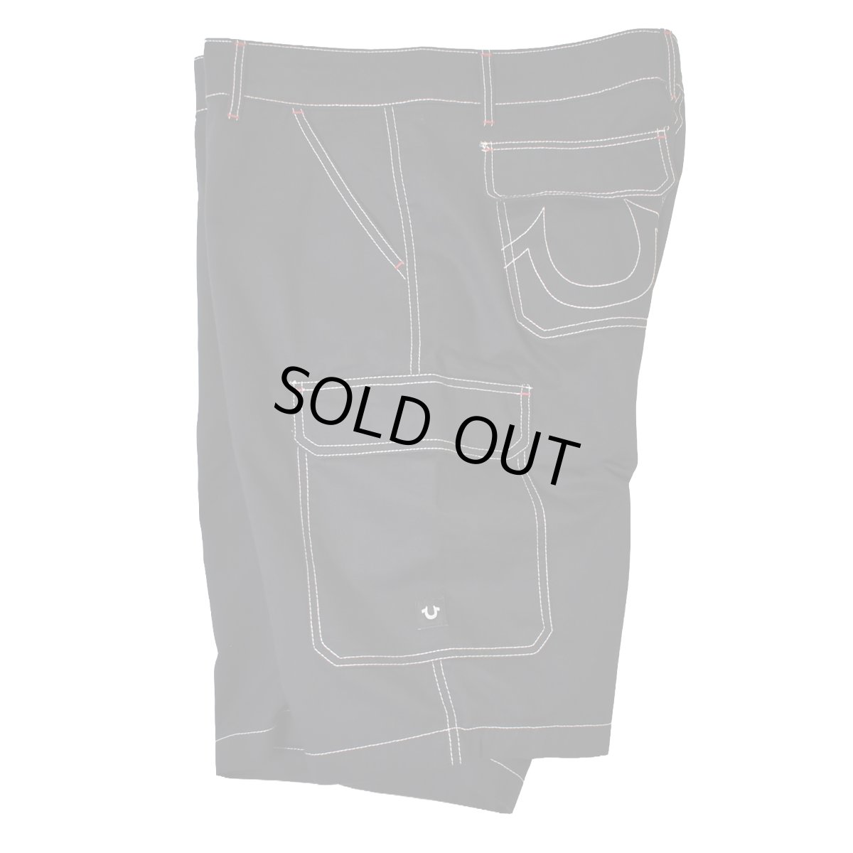画像4: True Religion Cargo Shorts - BlackｘWhite (4)