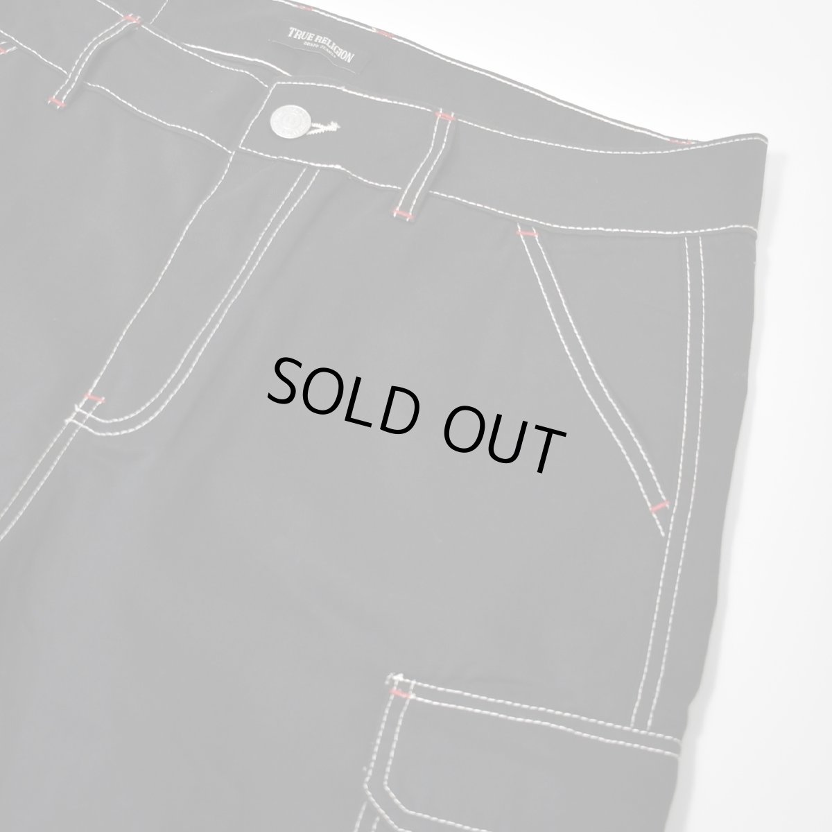 画像10: True Religion Cargo Shorts - BlackｘWhite (10)
