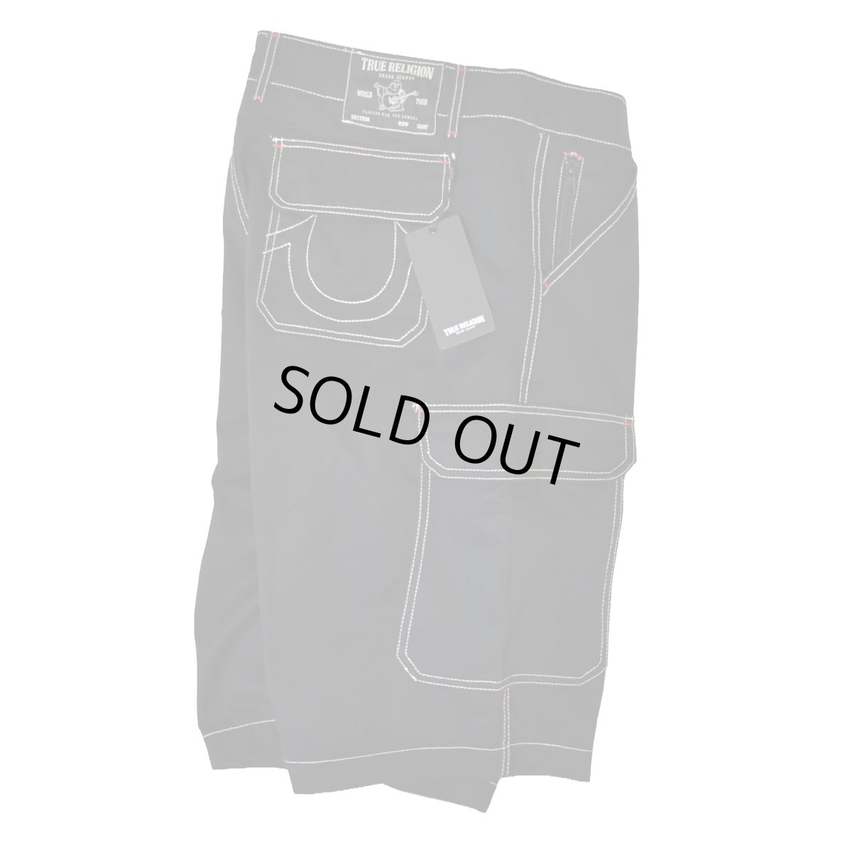 画像3: True Religion Cargo Shorts - BlackｘWhite (3)