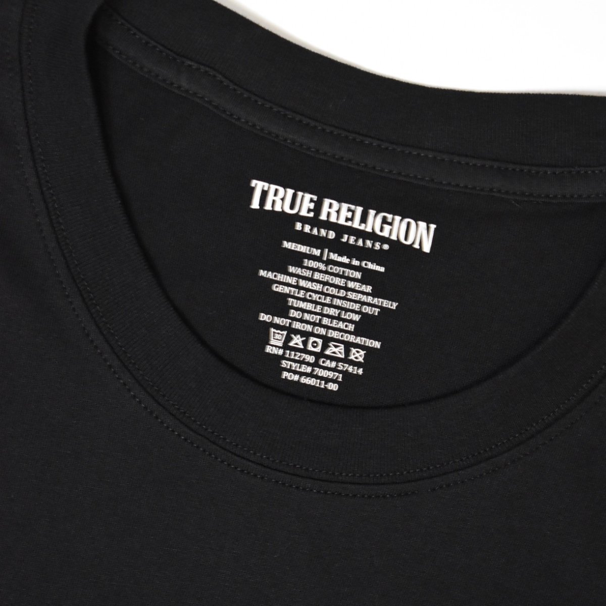 画像6: True Religion Marker Script Buddha Tee - Jet Black (6)