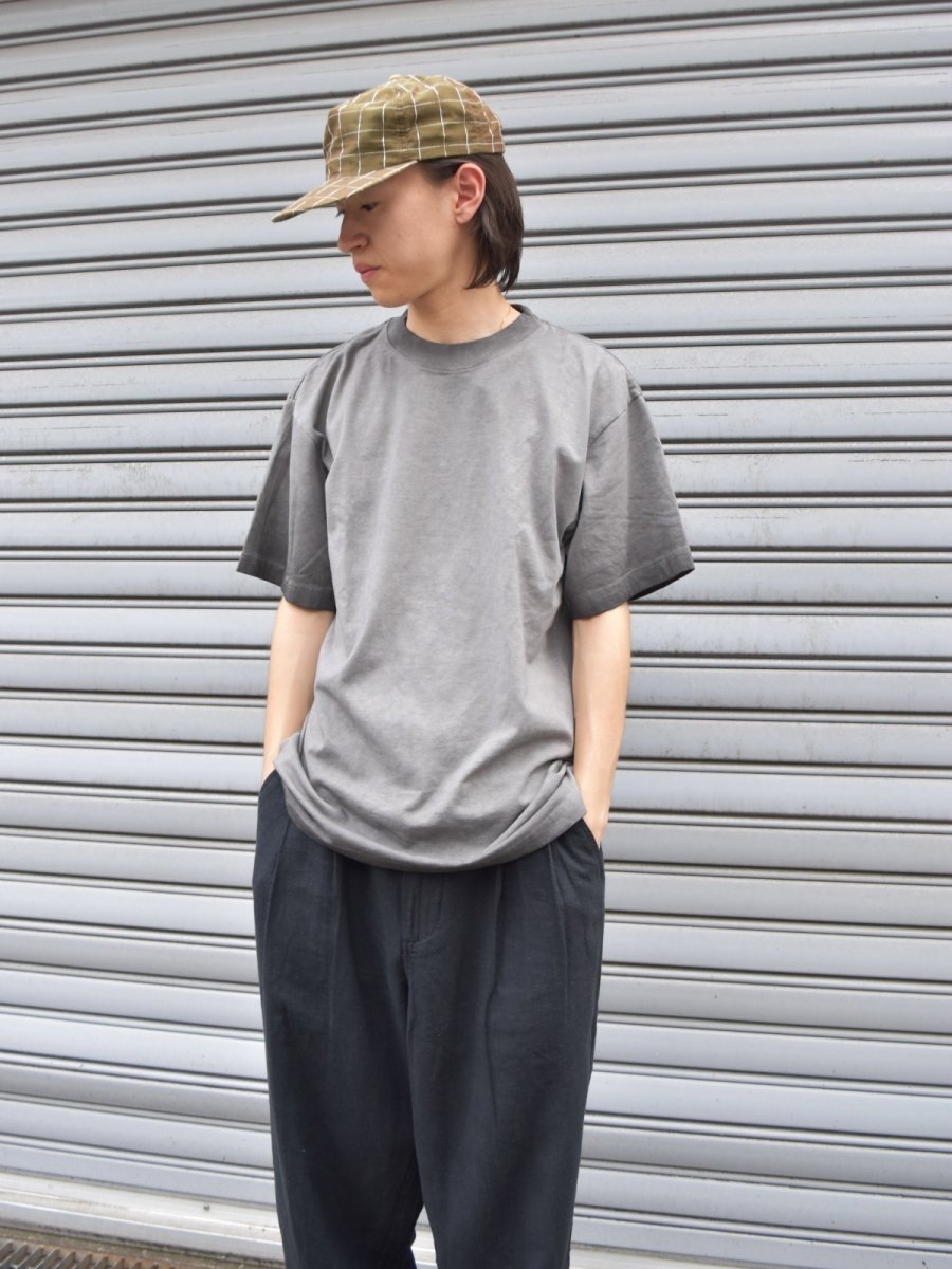 画像6: Cotton Collective 7.5oz Oversized Box S/S Tee - Charcoal Oil Wash / コットンコレクティブ オーバーサイズ ボックス Tシャツ (6)