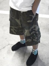 画像6: Rothco Vintage Utility Cargo Shorts - Woodland Camo (6)