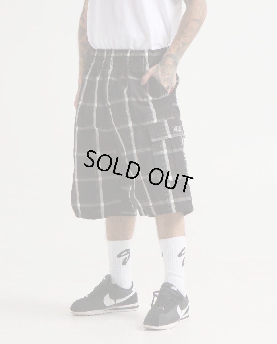 画像7: Shaka Wear 5.6oz Plaid Shorts - Black / シャカウェア プレイドショーツ (7)
