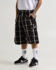 画像7: Shaka Wear 5.6oz Plaid Shorts - Black / シャカウェア プレイドショーツ (7)