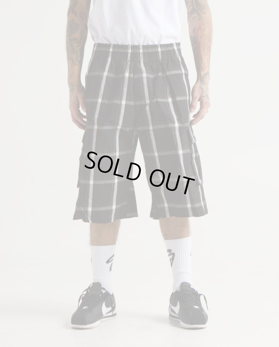 画像6: Shaka Wear 5.6oz Plaid Shorts - Black / シャカウェア プレイドショーツ (6)