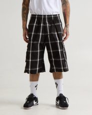画像6: Shaka Wear 5.6oz Plaid Shorts - Black / シャカウェア プレイドショーツ (6)