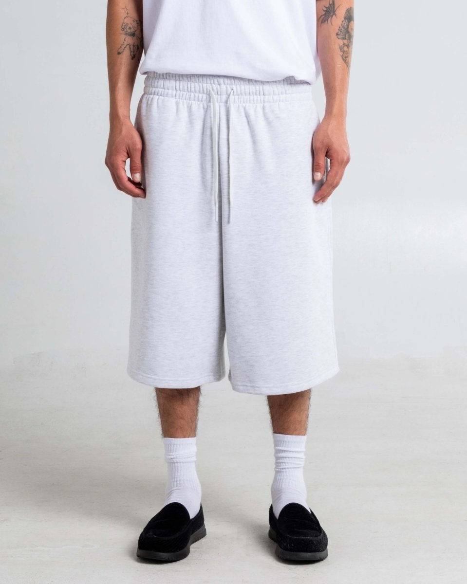 画像7: Shaka Wear Baggy Fleece Shorts - Heather White / シャカウェア バギー フリースショーツ (7)