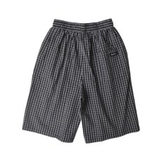 画像2: Shaka Wear Baggy Plaid Shorts - Black / シャカウェア バギープレイドショーツ (2)