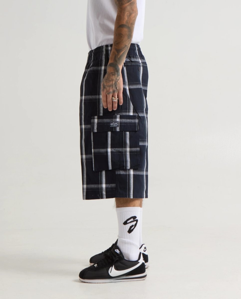 画像8: Shaka Wear 5.6oz Plaid Shorts - Navy / シャカウェア プレイドショーツ (8)