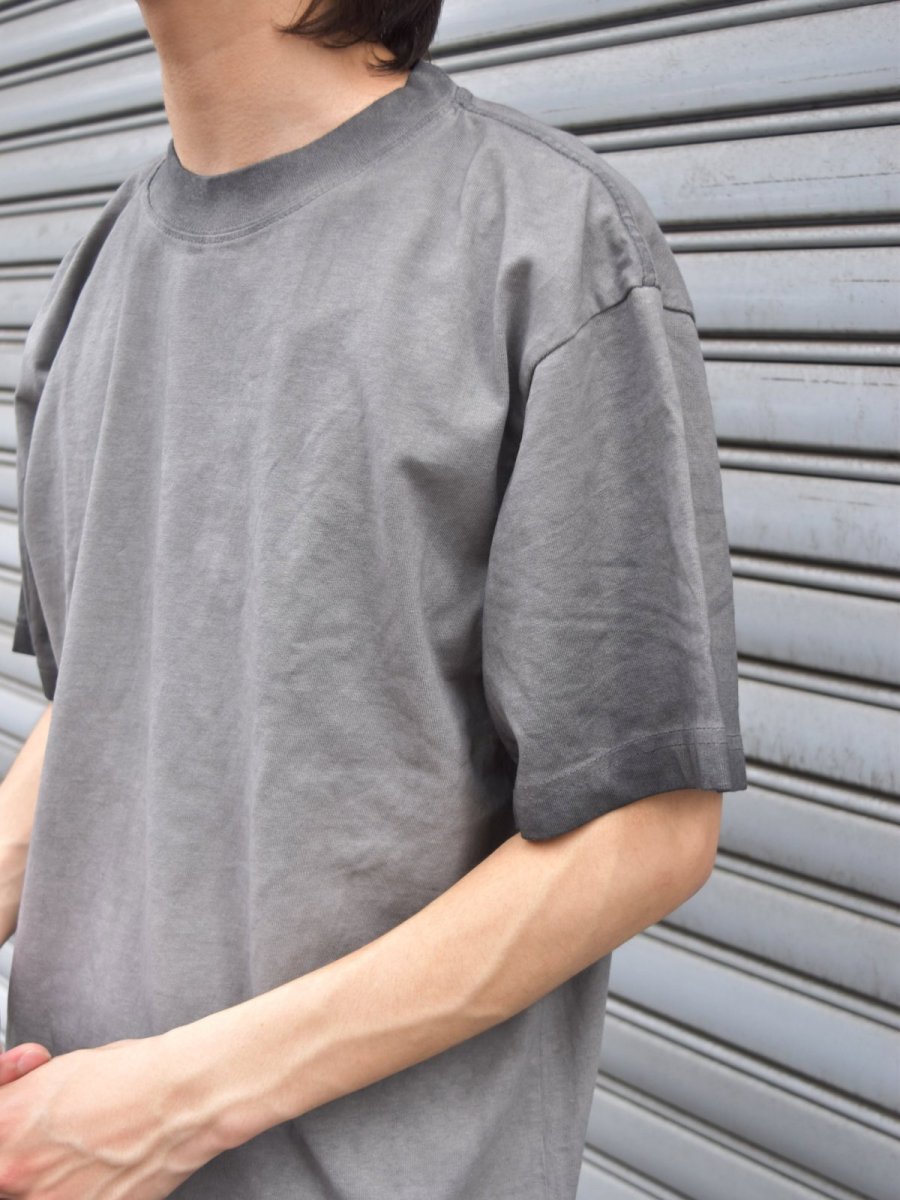画像7: Cotton Collective 7.5oz Oversized Box S/S Tee - Charcoal Oil Wash / コットンコレクティブ オーバーサイズ ボックス Tシャツ (7)