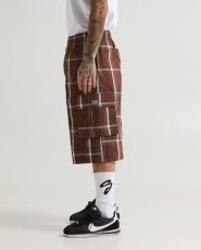 画像8: Shaka Wear 5.6oz Plaid Shorts - Brown / シャカウェア プレイドショーツ (8)