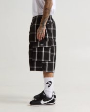 画像8: Shaka Wear 5.6oz Plaid Shorts - Black / シャカウェア プレイドショーツ (8)