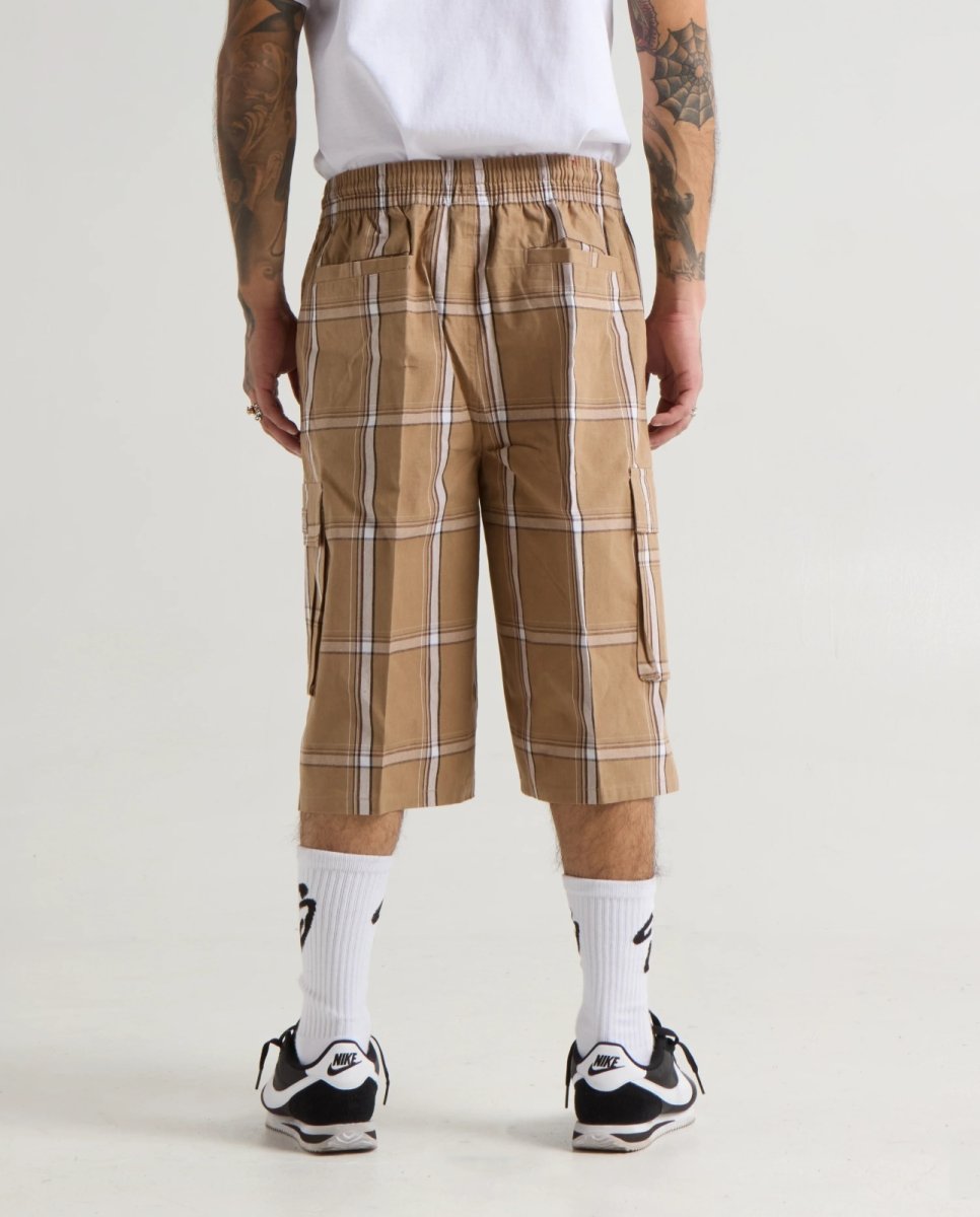 画像10: Shaka Wear 5.6oz Plaid Shorts - Khaki / シャカウェア プレイドショーツ (10)