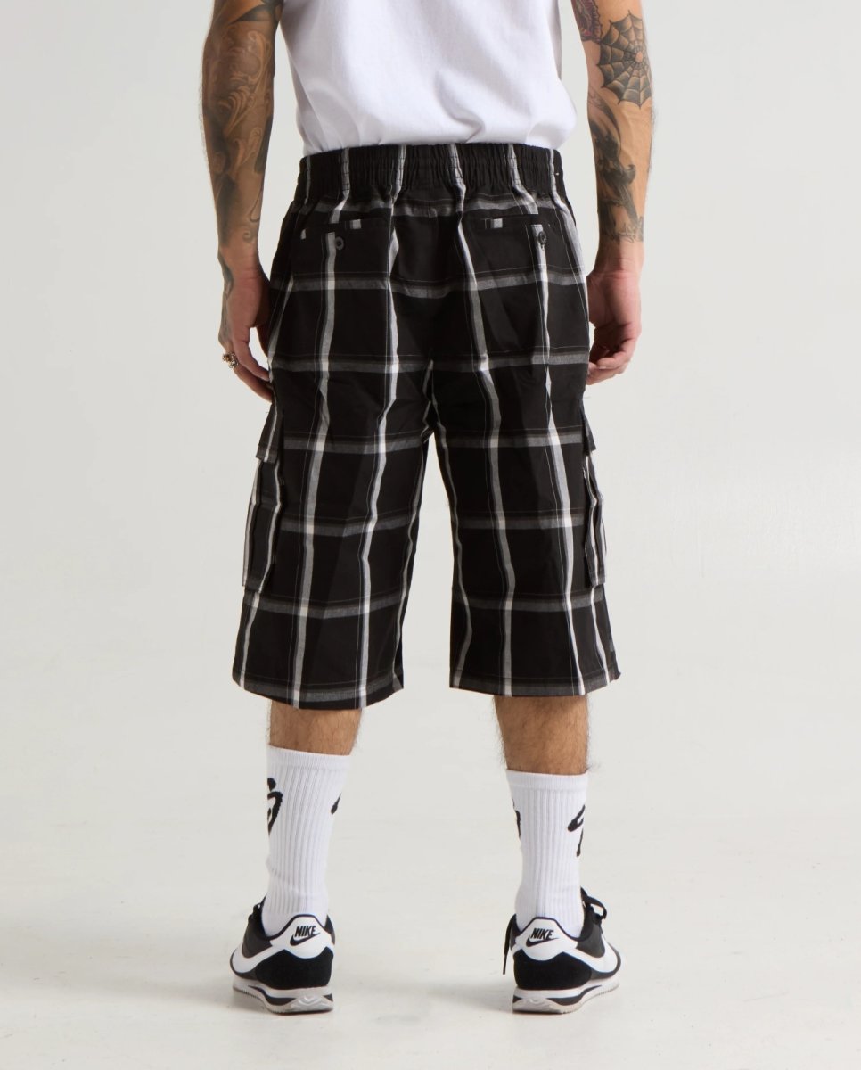 画像9: Shaka Wear 5.6oz Plaid Shorts - Black / シャカウェア プレイドショーツ (9)