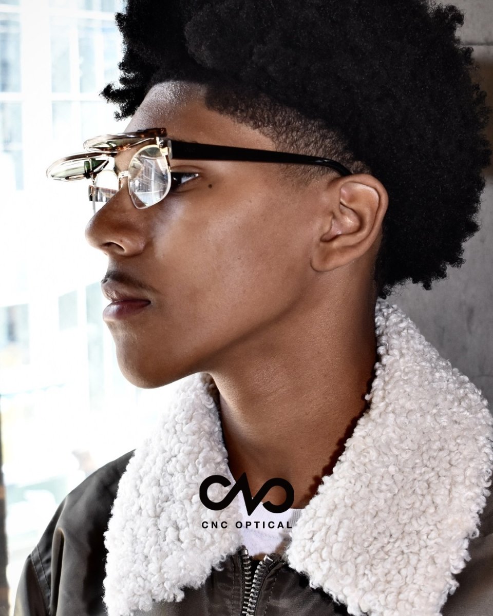 画像11: CNC OPTICAL M/N-01 - Brown Two-tone (11)