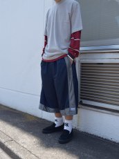 画像9: PRO CLUB Heavyweight Basketball Shorts - NavyｘGrey / プロクラブ ヘビーウェイト バスケットボール ショーツ (9)