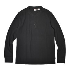 画像1: Levis 3Button L/S Henley Thermal - Mineral Black (1)