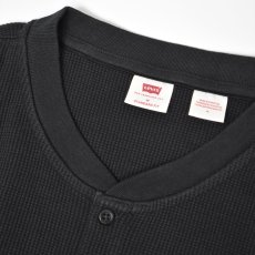 画像3: Levis 3Button L/S Henley Thermal - Mineral Black (3)
