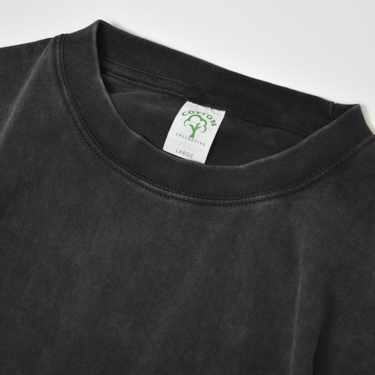 画像2: Cotton Collective Oversized Box 2Fer L/S Tee - Vintage BlackｘCamo / コットンコレクティブ (2)