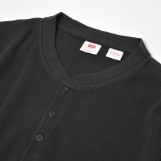 画像2: Levis 3Button L/S Henley Thermal - Mineral Black (2)