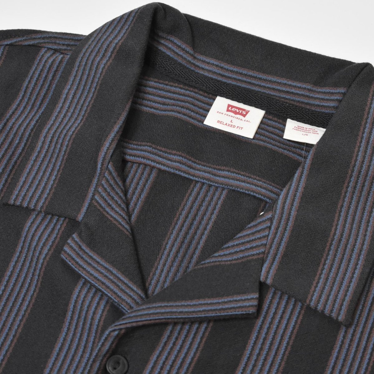 画像3: Levis Knit Camp Shirts - Dark Phantom Black (3)