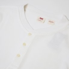 画像2: Levis 3Button L/S Henley Thermal - White (2)