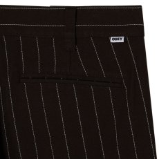 画像3: OBEY Dean Stripe Plated Pants - Carbon Pinstripe  (3)