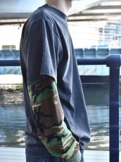画像8: Cotton Collective Oversized Box 2Fer L/S Tee - Vintage BlackｘCamo / コットンコレクティブ (8)