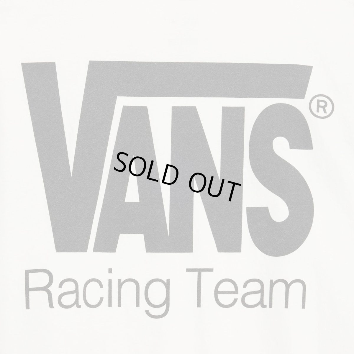 画像4: Vans Racing L/S Tee - Marshallow / ヴァンズ レーシング ロングスリーブ Tシャツ (4)