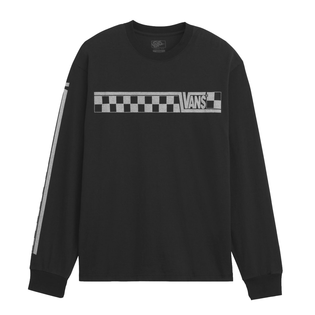 画像1: Vans Racing L/S Tee - Black / ヴァンズ レーシング ロングスリーブ Tシャツ (1)