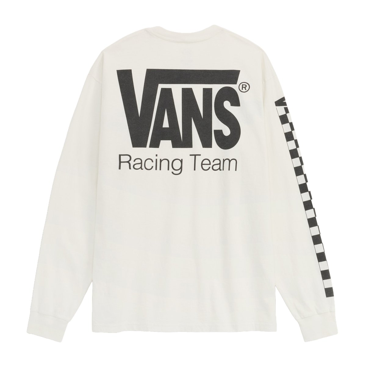 画像2: Vans Racing L/S Tee - White / ヴァンズ レーシング ロングスリーブ Tシャツ (2)
