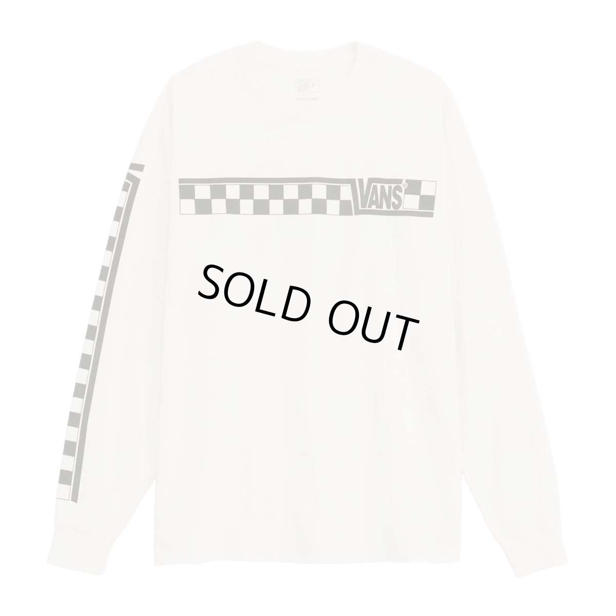 画像1: Vans Racing L/S Tee - Marshallow / ヴァンズ レーシング ロングスリーブ Tシャツ (1)