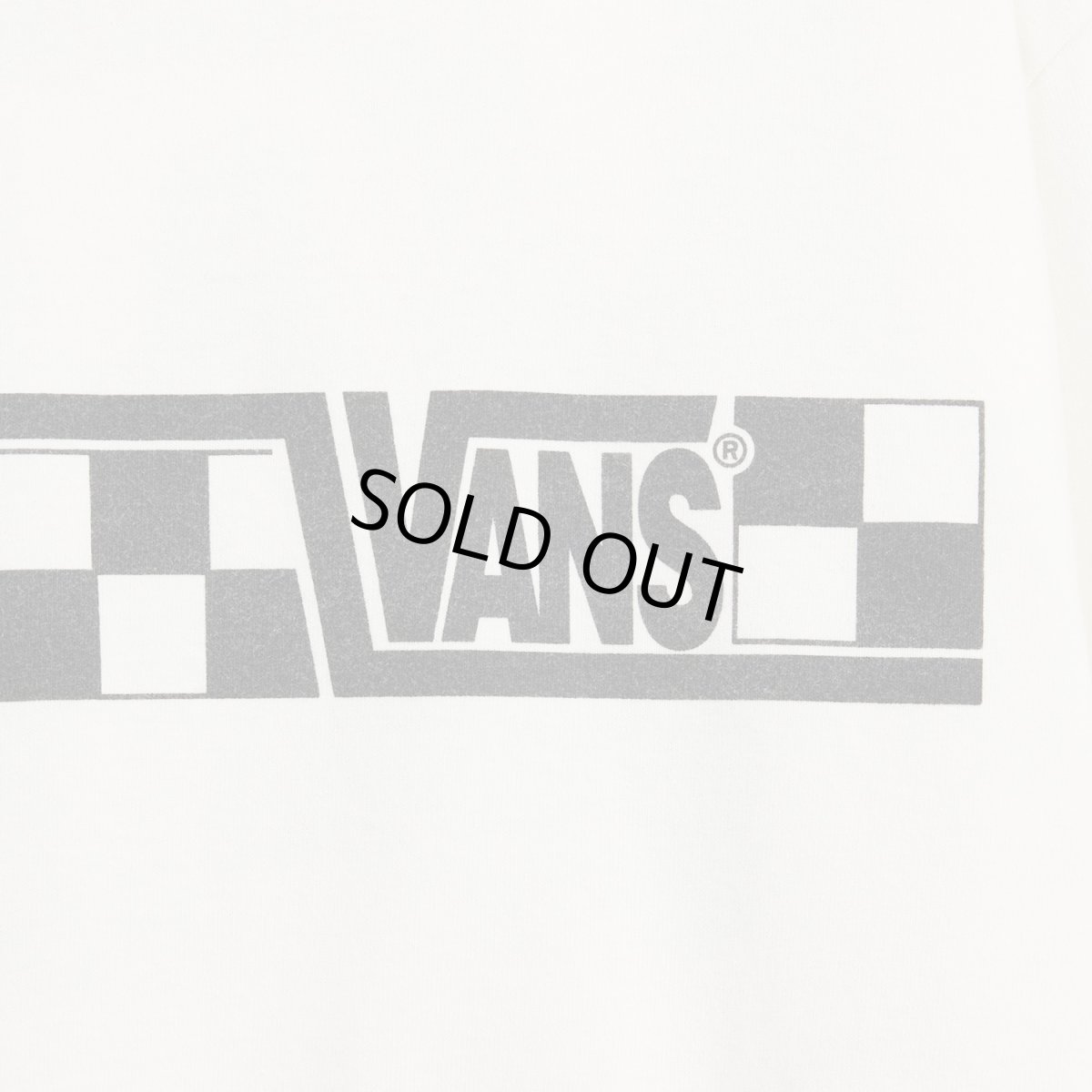 画像5: Vans Racing L/S Tee - Marshallow / ヴァンズ レーシング ロングスリーブ Tシャツ (5)