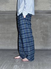 画像8: Los Angeles Apparel Cotton Flannel Lounge Pants - Black/Royal/Green Plaid / ロサンゼルスアパレル フランネル ラウンジパンツ (8)