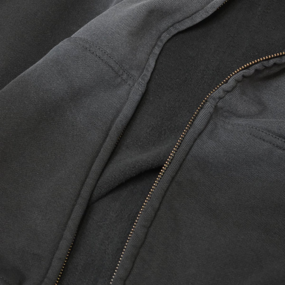 画像6: Cotton Collective 14oz Special Zip Hoodie - Potassium Black / コットンコレクティブ ジップ フーディ (6)