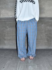 画像7: Los Angeles Apparel Cotton Flannel Lounge Pants - Blue/Beige/Pink Plaid / ロサンゼルスアパレル フランネル ラウンジパンツ (7)