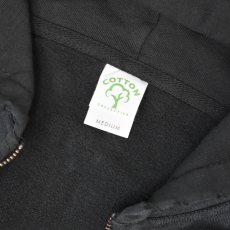 画像3: Cotton Collective 14oz Special Zip Hoodie - Potassium Black / コットンコレクティブ ジップ フーディ (3)
