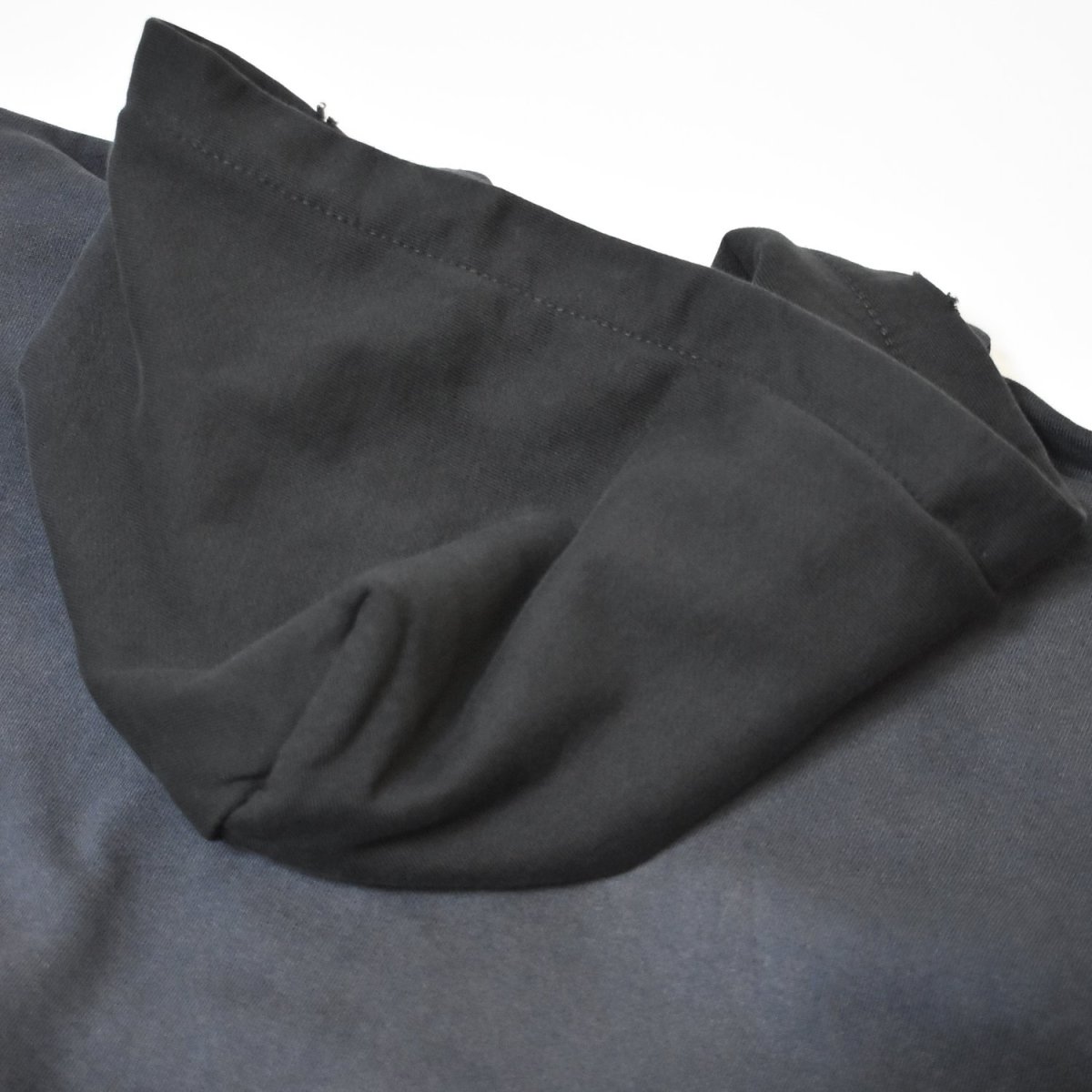 画像2: Cotton Collective 14oz Special Zip Hoodie - Potassium Black / コットンコレクティブ ジップ フーディ (2)