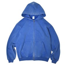 画像1: Cotton Collective 14oz Special Zip Hoodie - Dusty Blue / コットンコレクティブ ジップ フーディ (1)
